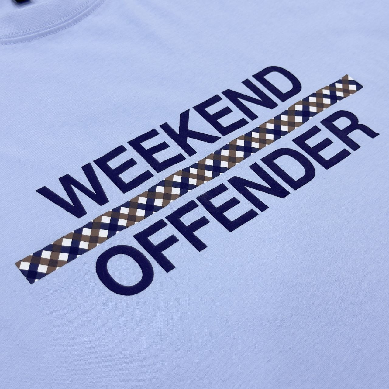 T-Shirt Weekend Offender Bleu Ciel – Image 2
