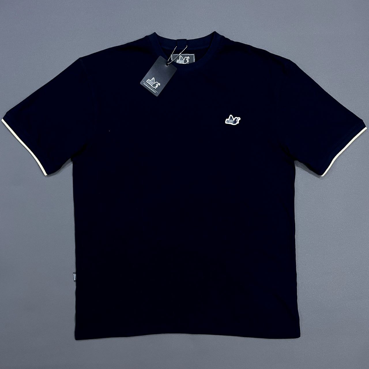 T-Shirt Peaceful Hooligan Small Logo Navy
