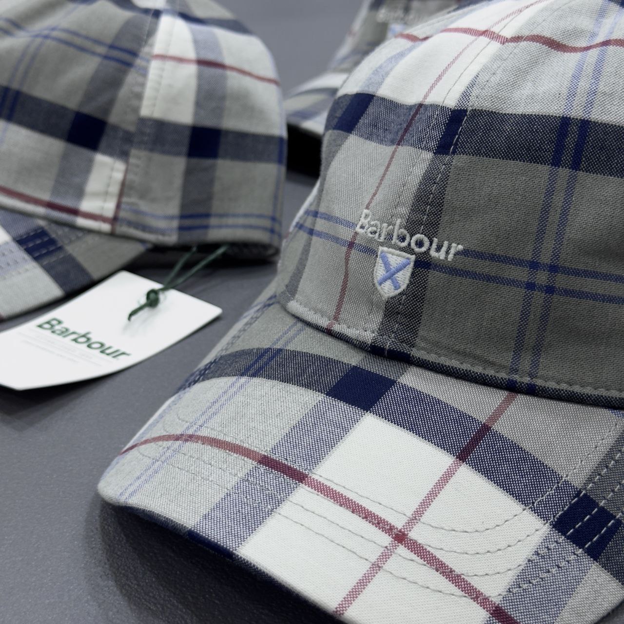 Casquette Barbour Gris – Image 2