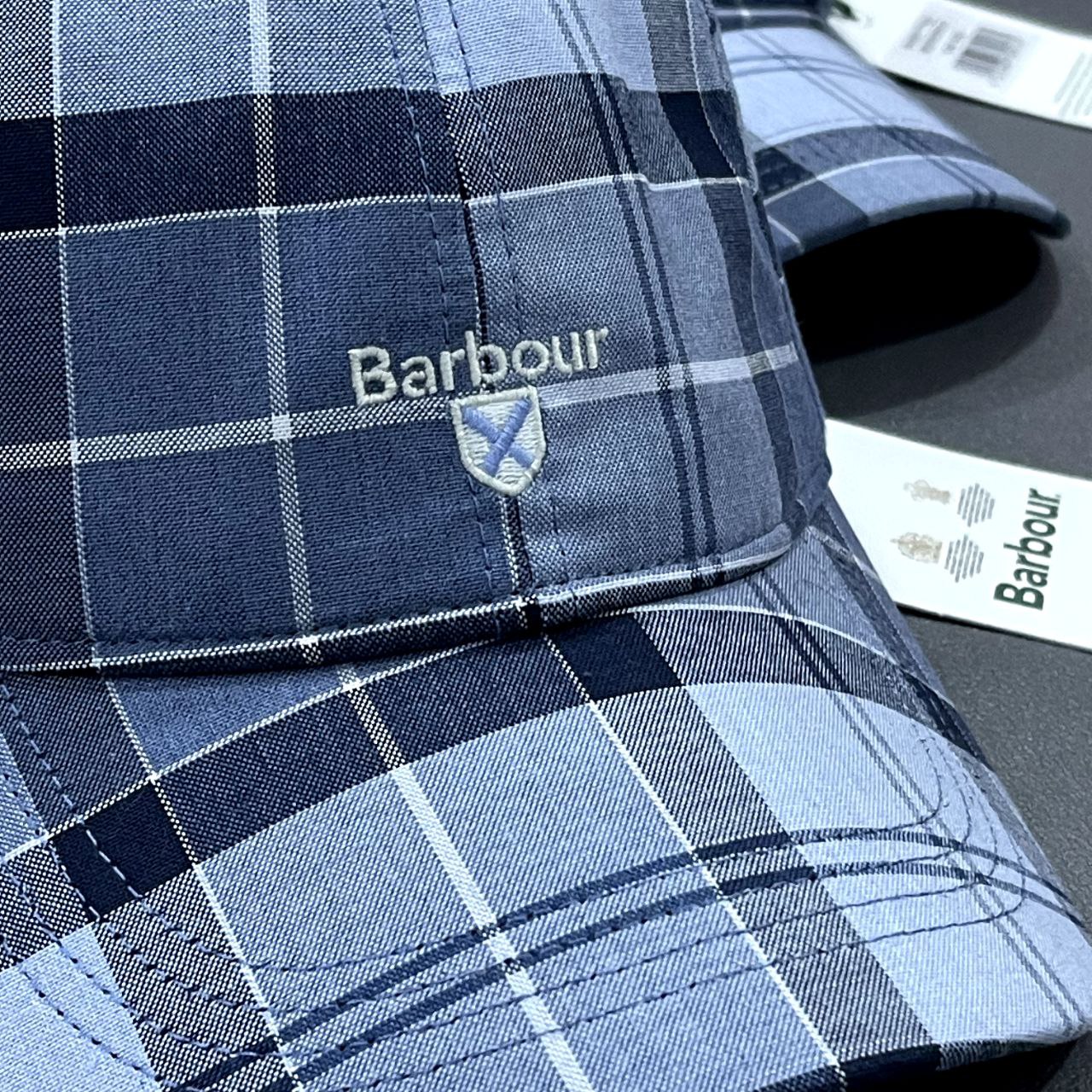 Casquette Barbour Bleu Marin – Image 2