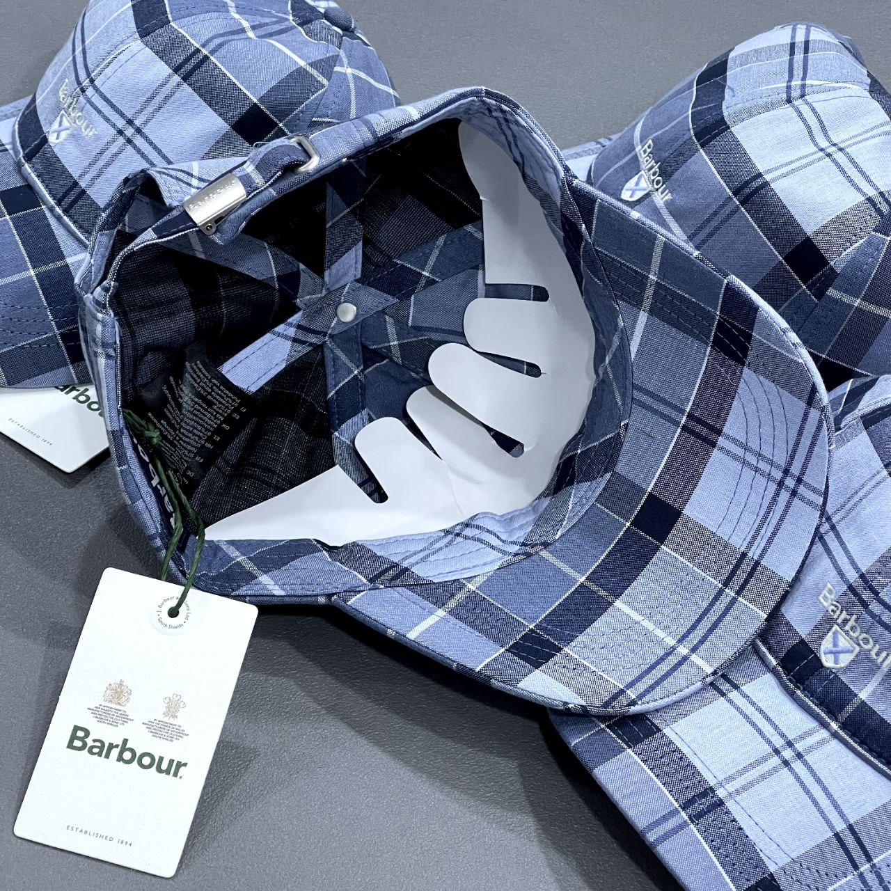 Casquette Barbour Bleu Marin – Image 3